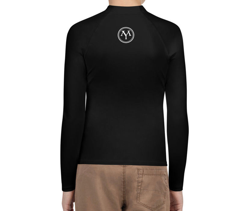 Black NY logo rashguard
