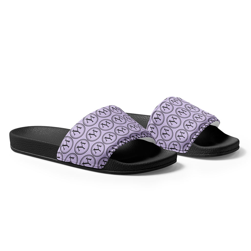 Thumbnail: Purple slides with patterned straps