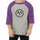 Thumbnail: YM logo on heather gray baseball tee