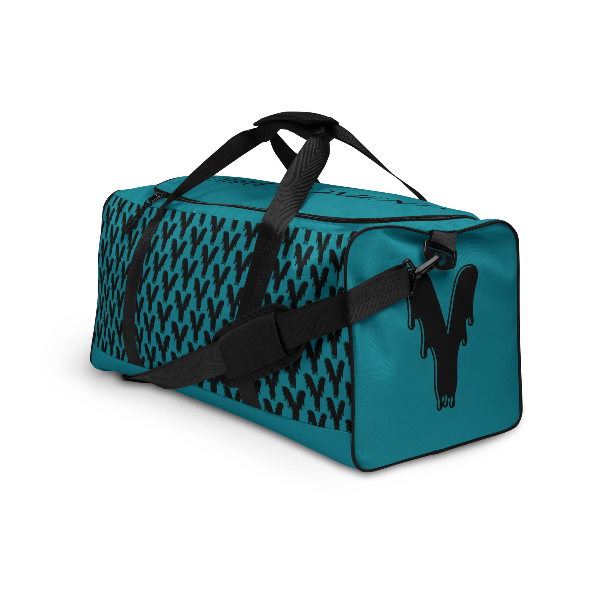YM Drip Letter Duffel Bag