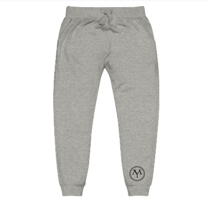 Grey sweatpants with logo