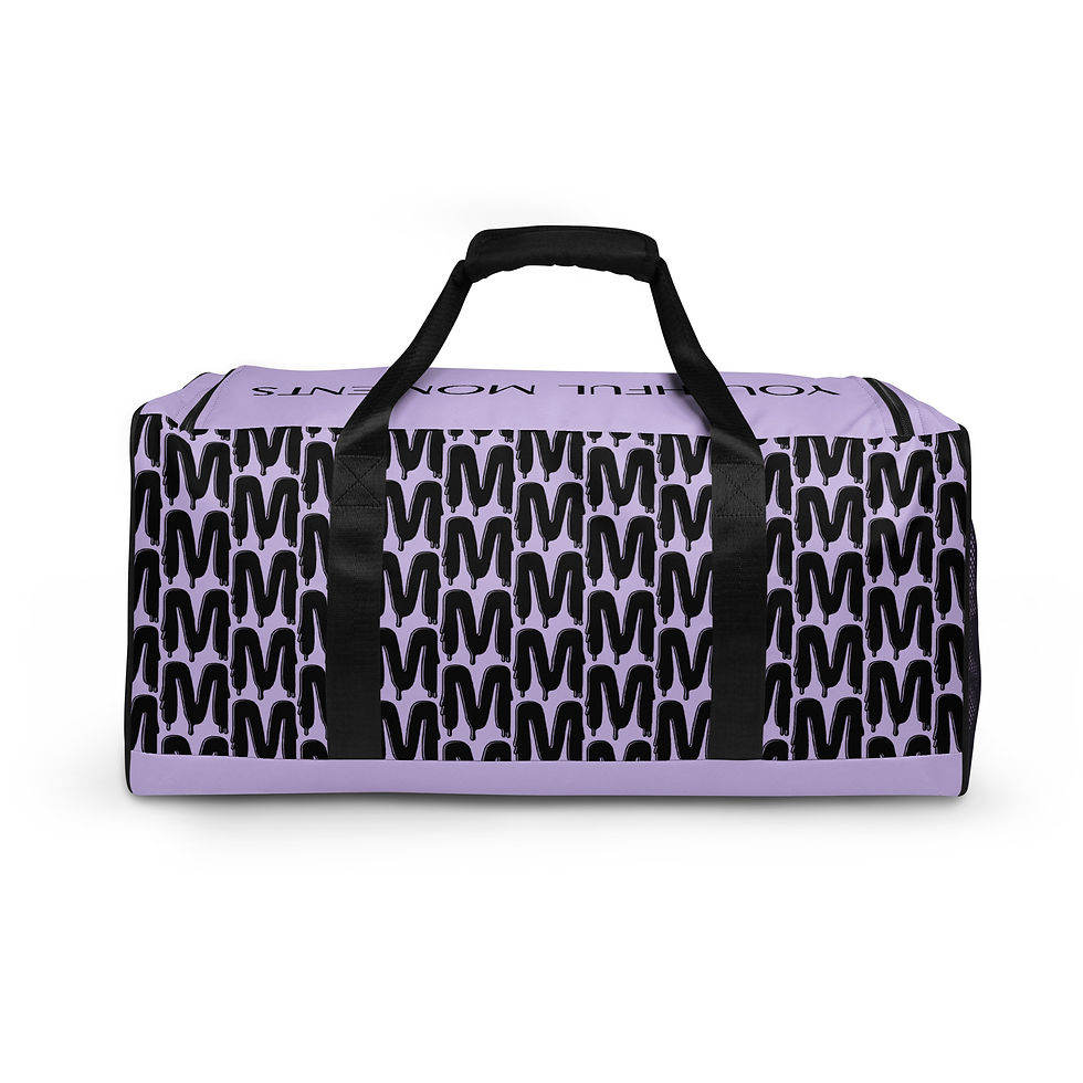 Thumbnail: YM Drip Letter Duffel Bag