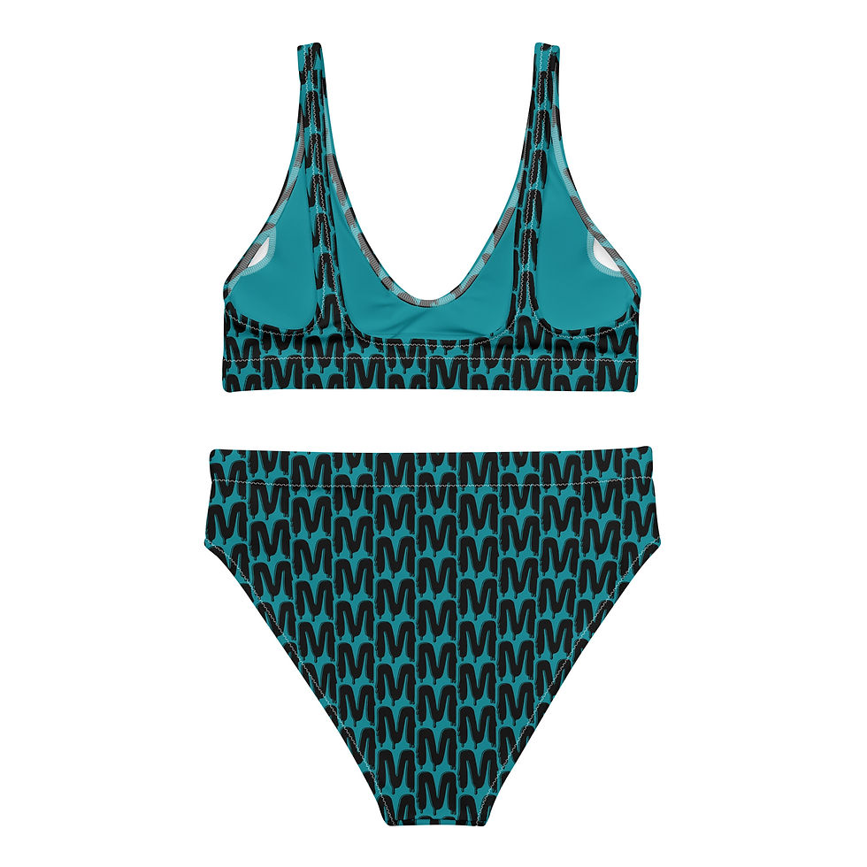 YM Drip Letter Bikini