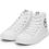Thumbnail: White high-top canvas sneakers with logo