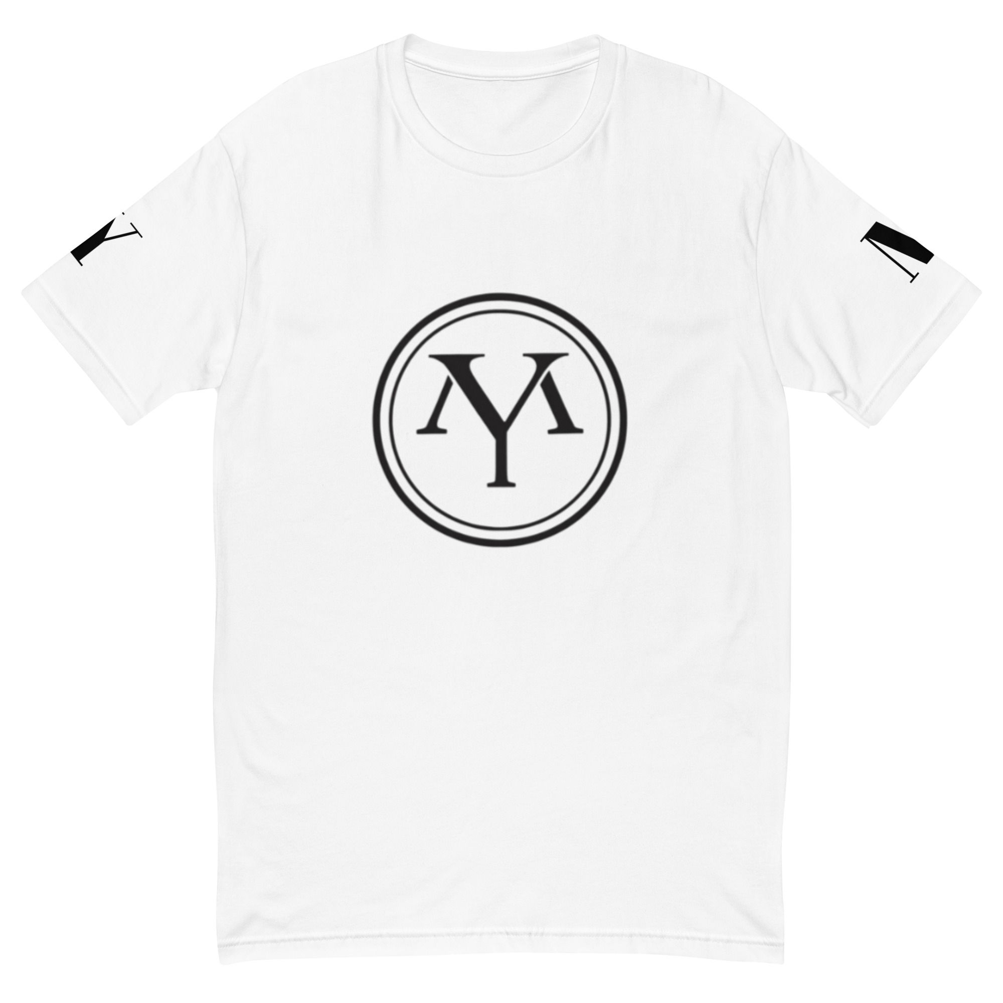 White YM logo t-shirt