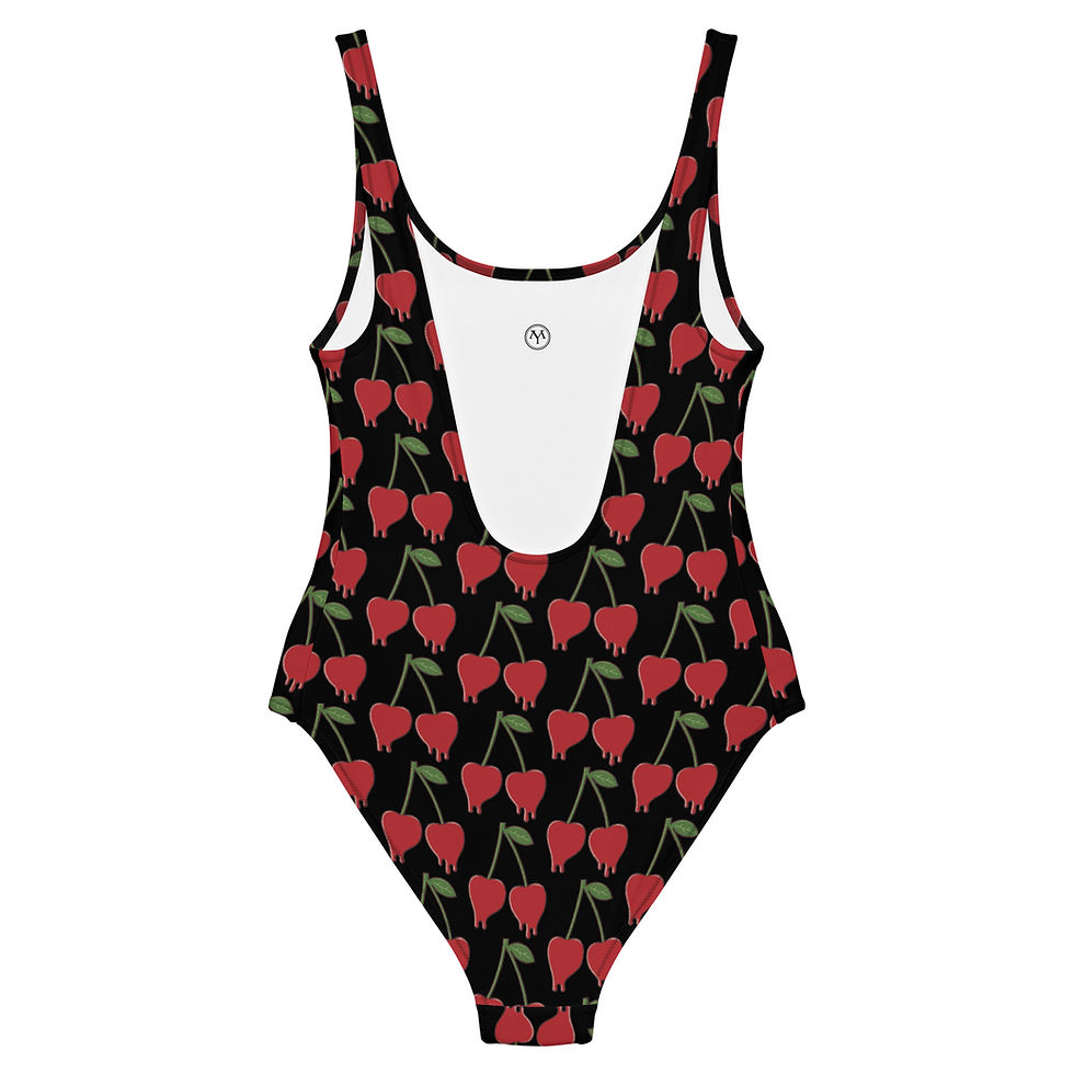 Thumbnail: Black cherry swimsuit