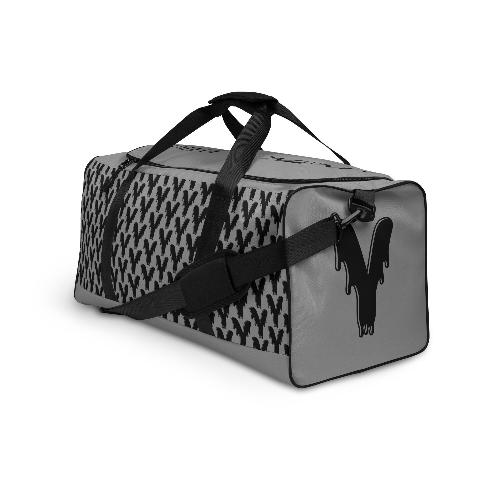 YM Drip Letter Duffle Bag