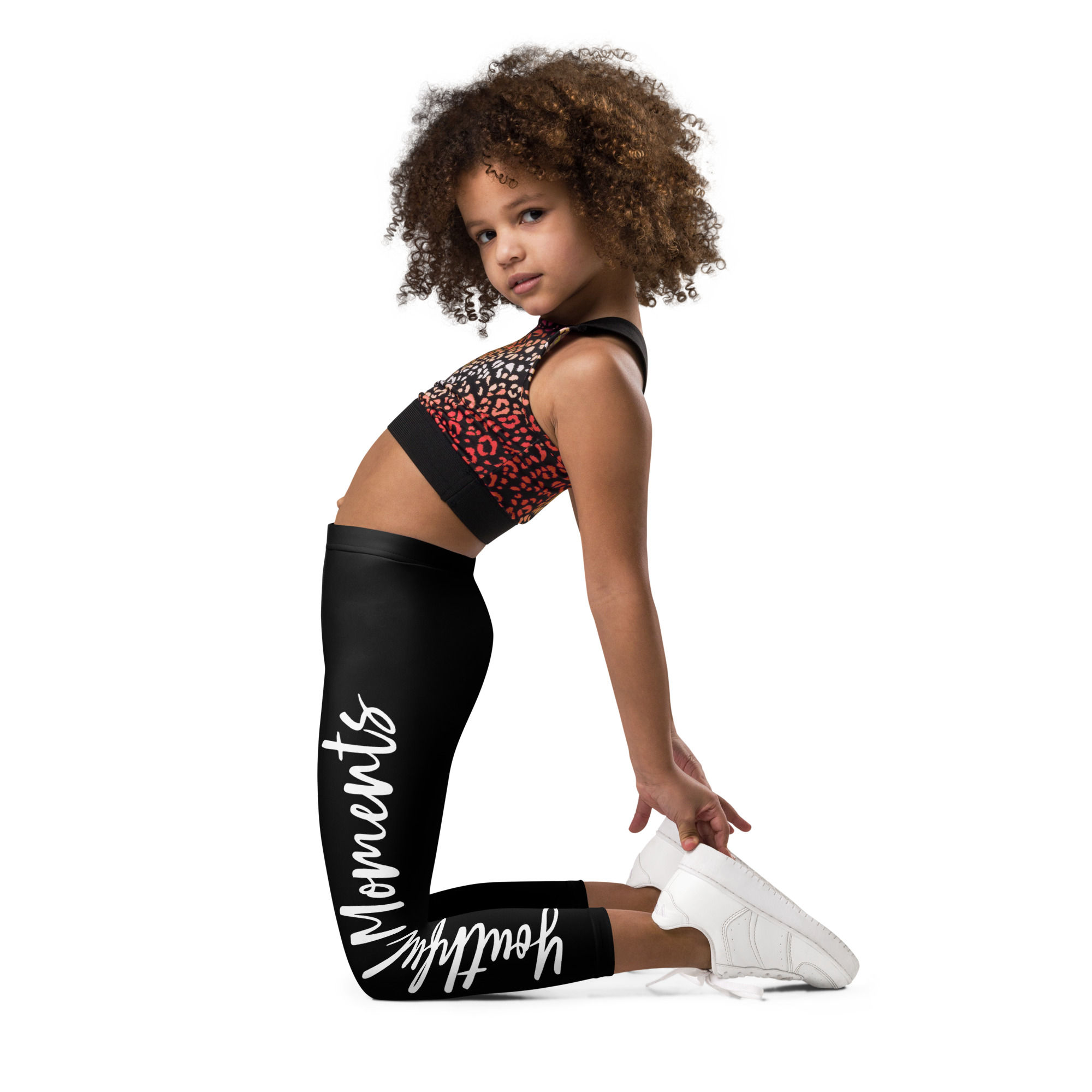 Girl in Youthful Moments leggings and top