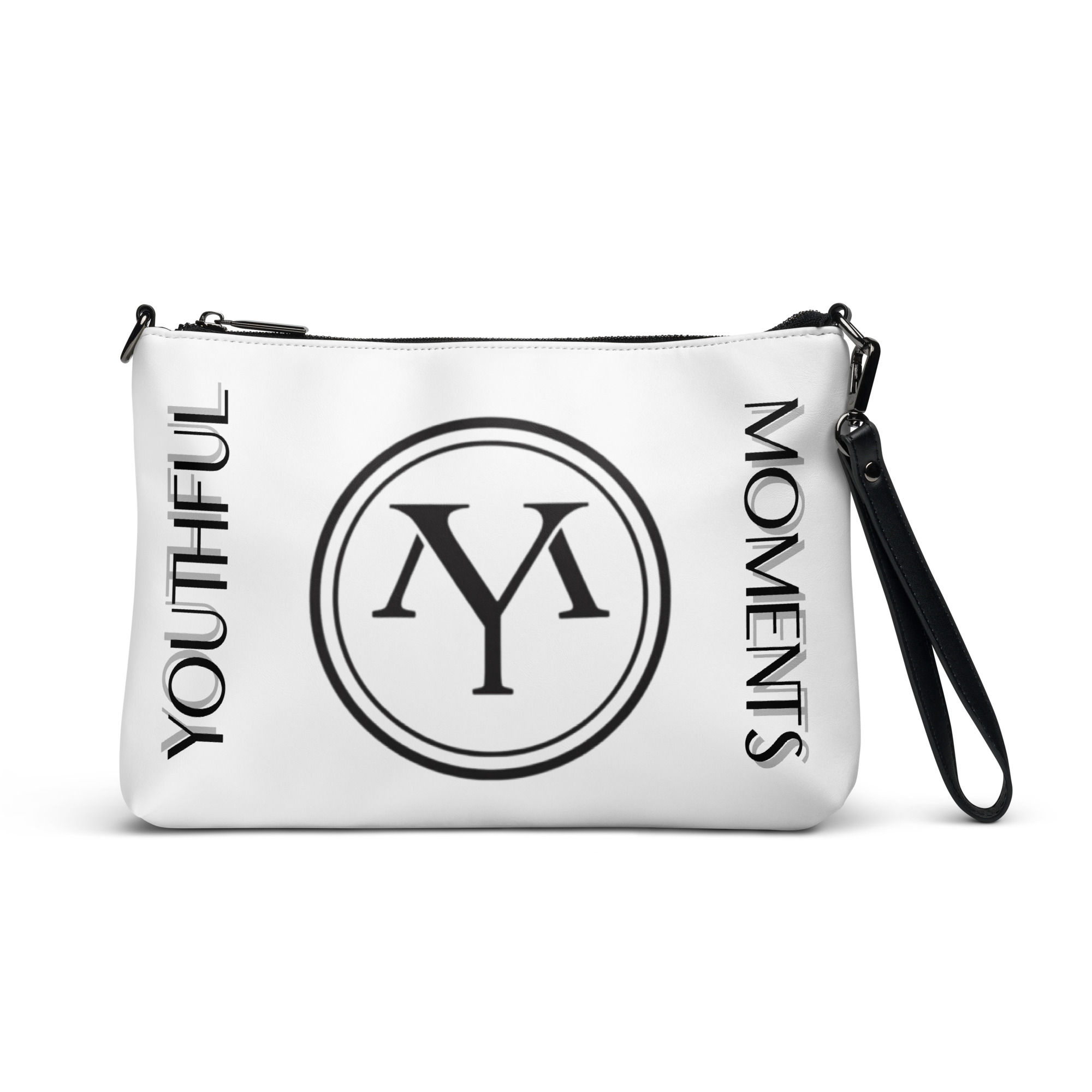 White YM logo bag: Youthful Moments