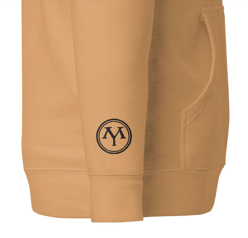 Miniature : Tan YM Drip Letter Hoodie