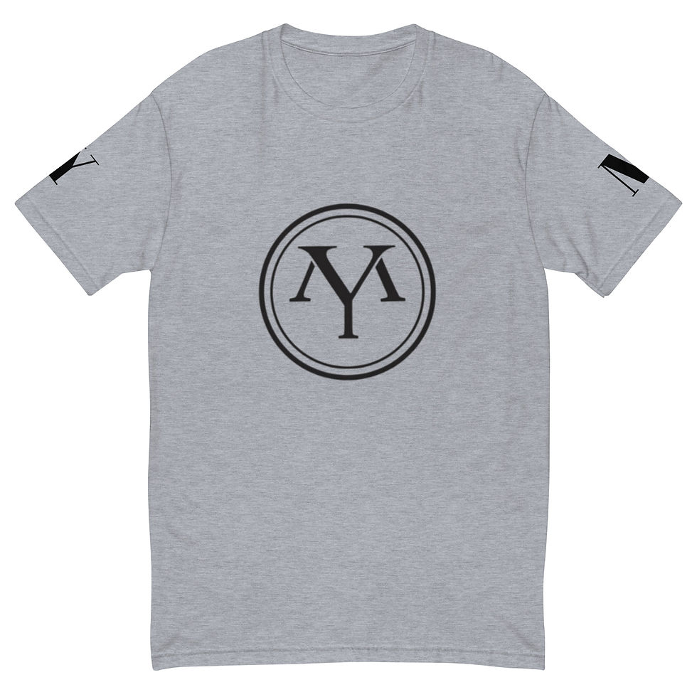 Grey YM logo t-shirt