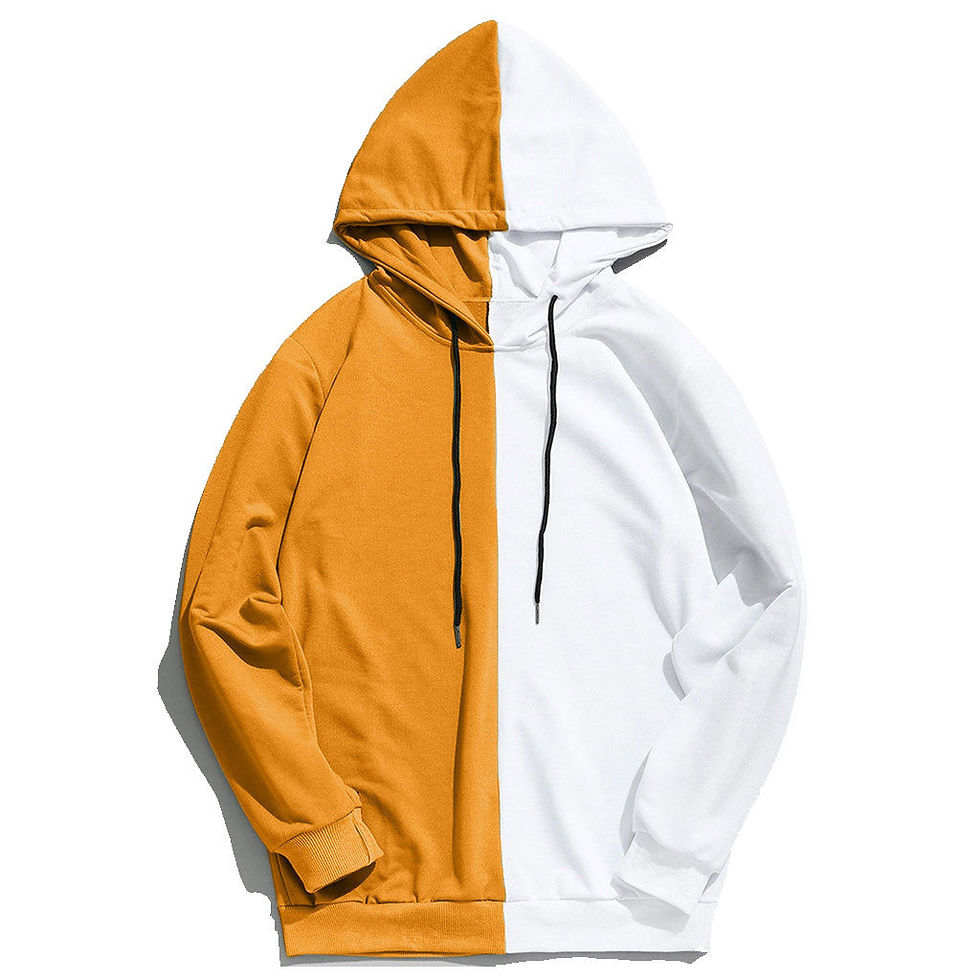 Thumbnail: Two-Tone Hooded Sweatshirt