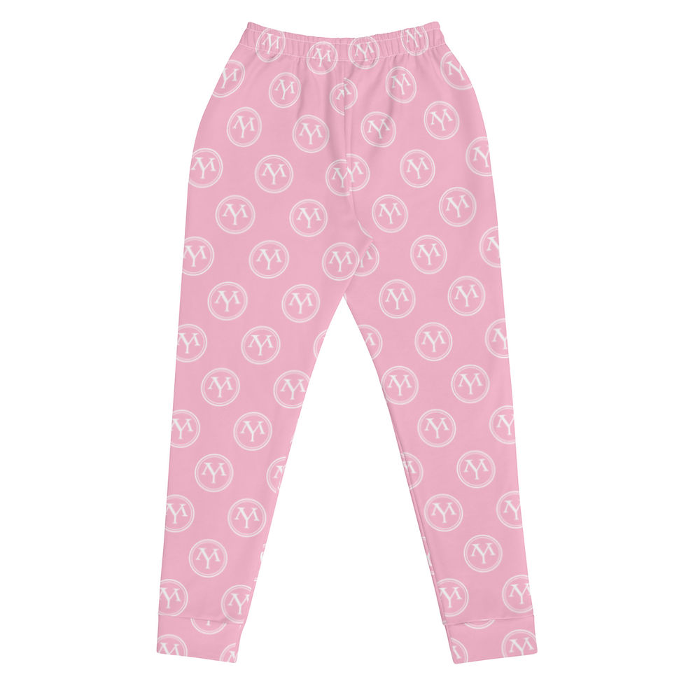 Μικρογραφία: Pink joggers with all-over logo print
