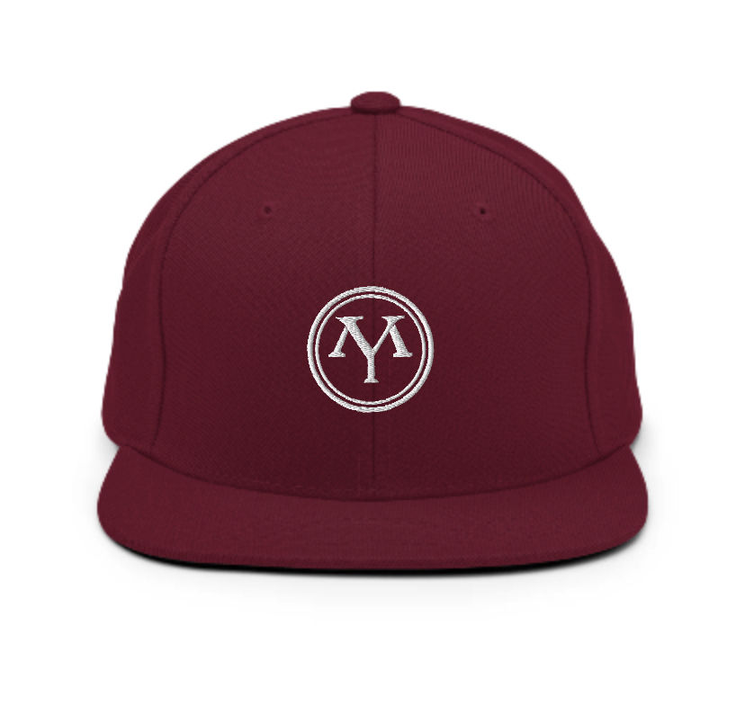 Thumbnail: Maroon YM logo flat cap