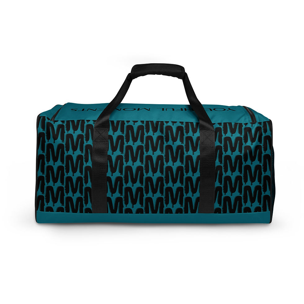 섬네일: YM Drip Letter Duffel Bag