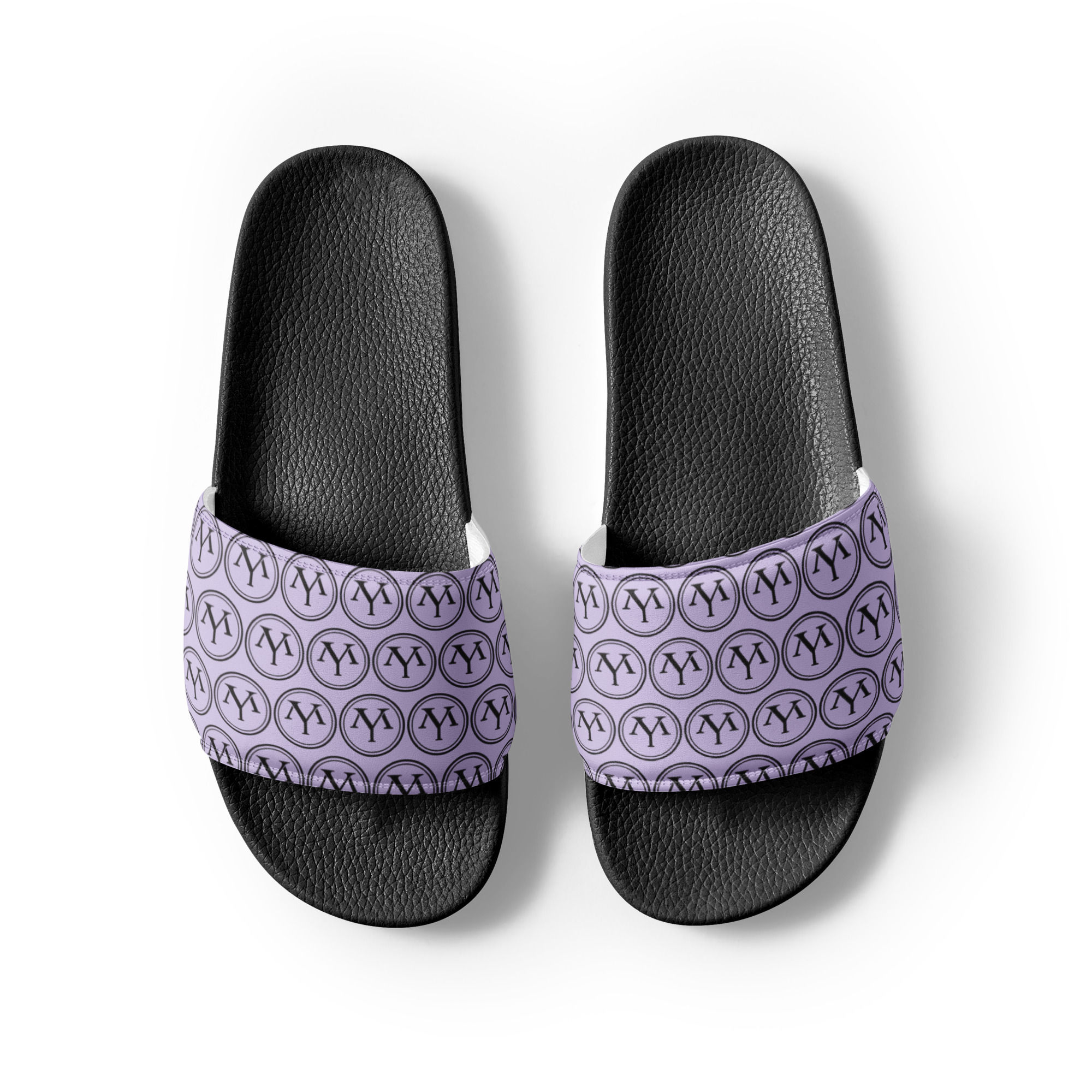 Purple slides with repeating pattern