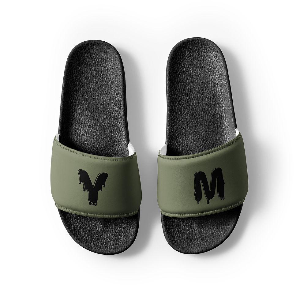 Thumbnail: YM logo slides, olive green