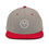 Thumbnail: Grey and red MY monogram flat brim hat