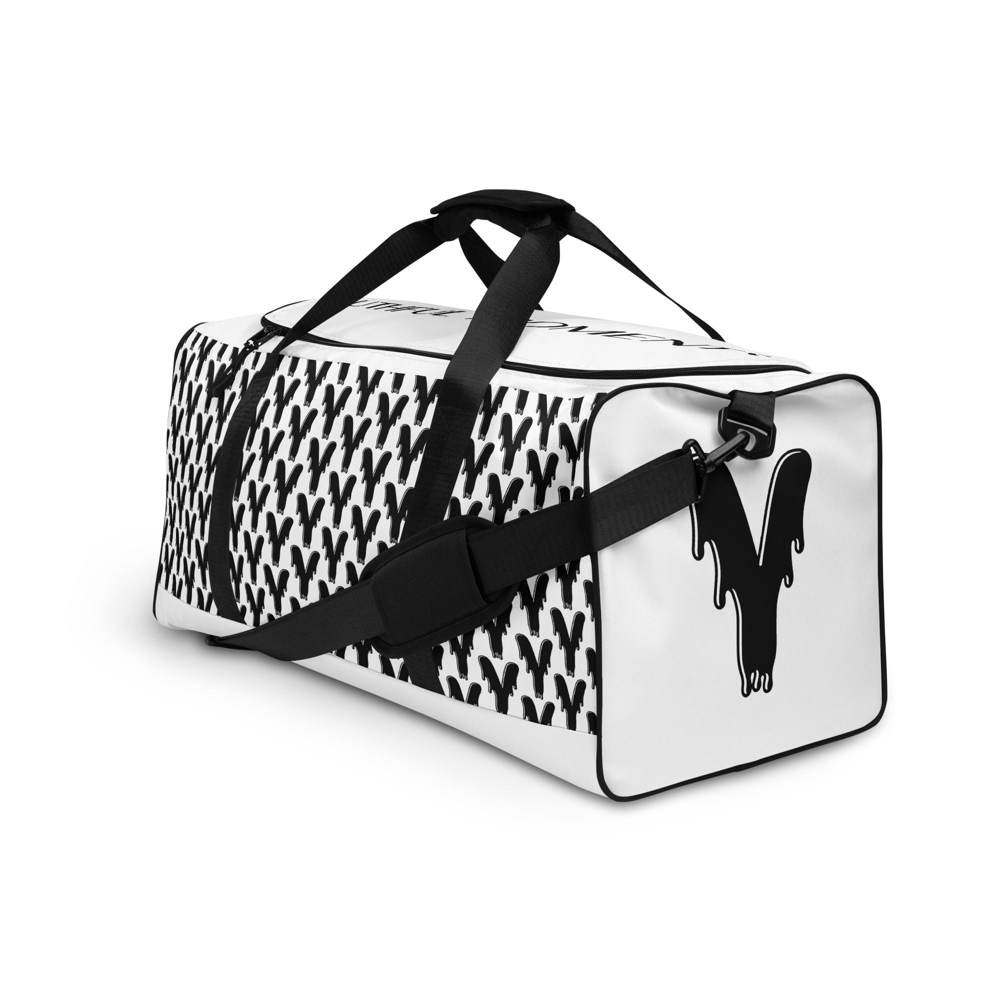 YM Drip Letter Duffle Bag