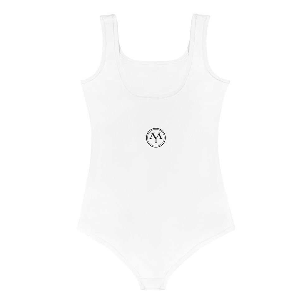 White bodysuit with NYC logo