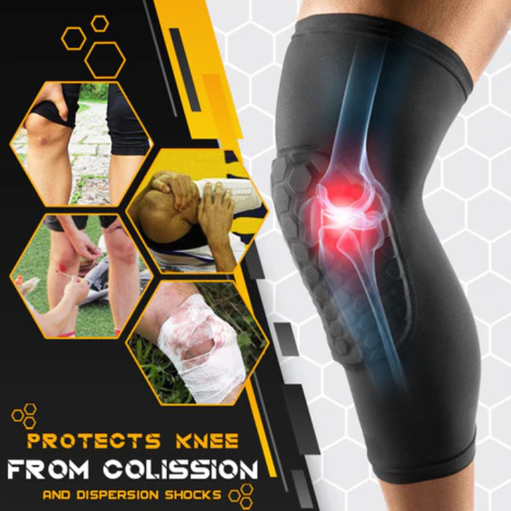 縮圖：Leg Compression Sleeves with Padded-Knee