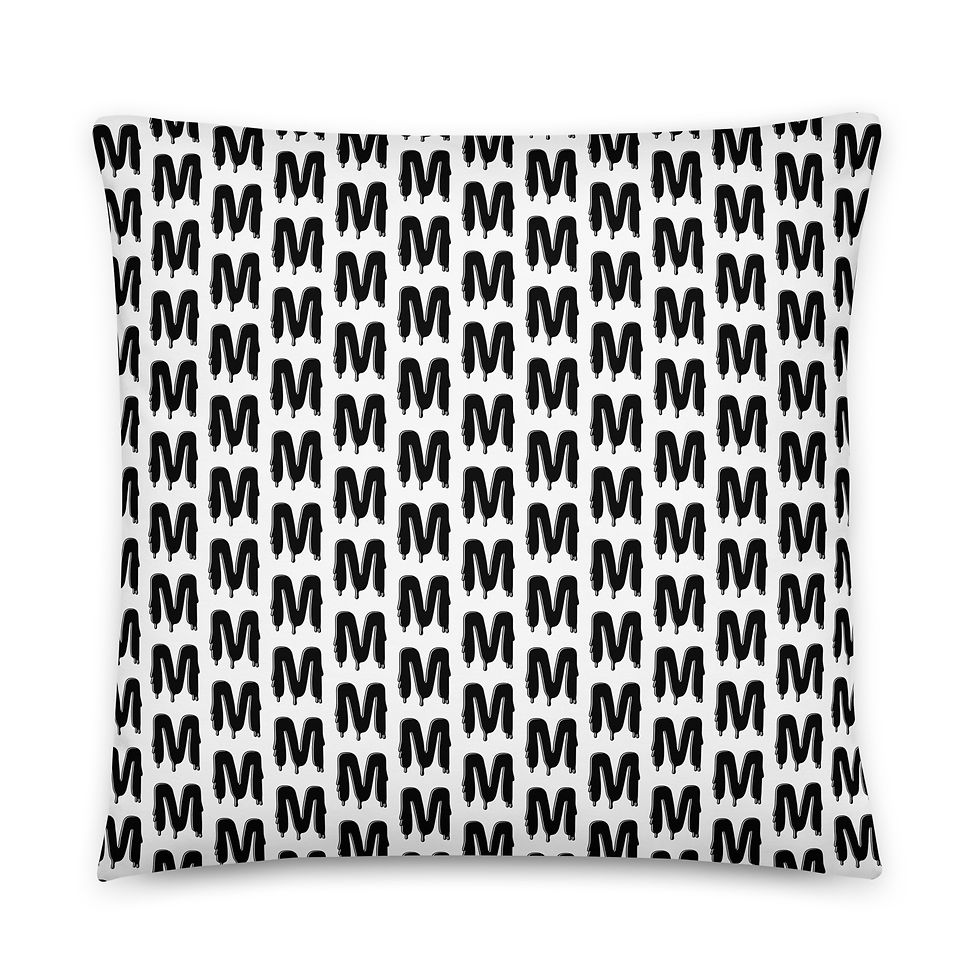 Thumbnail: YM Drip Letter Pillow