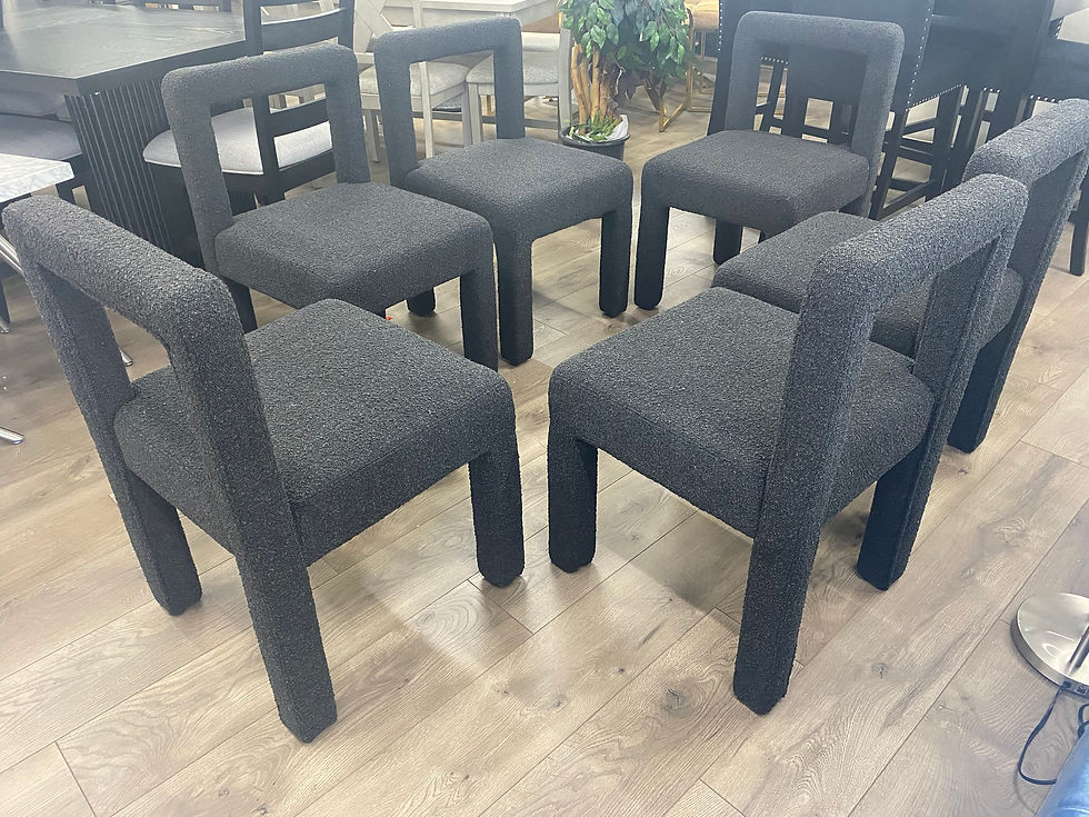 Thumbnail: 2pc Black and White Chairs