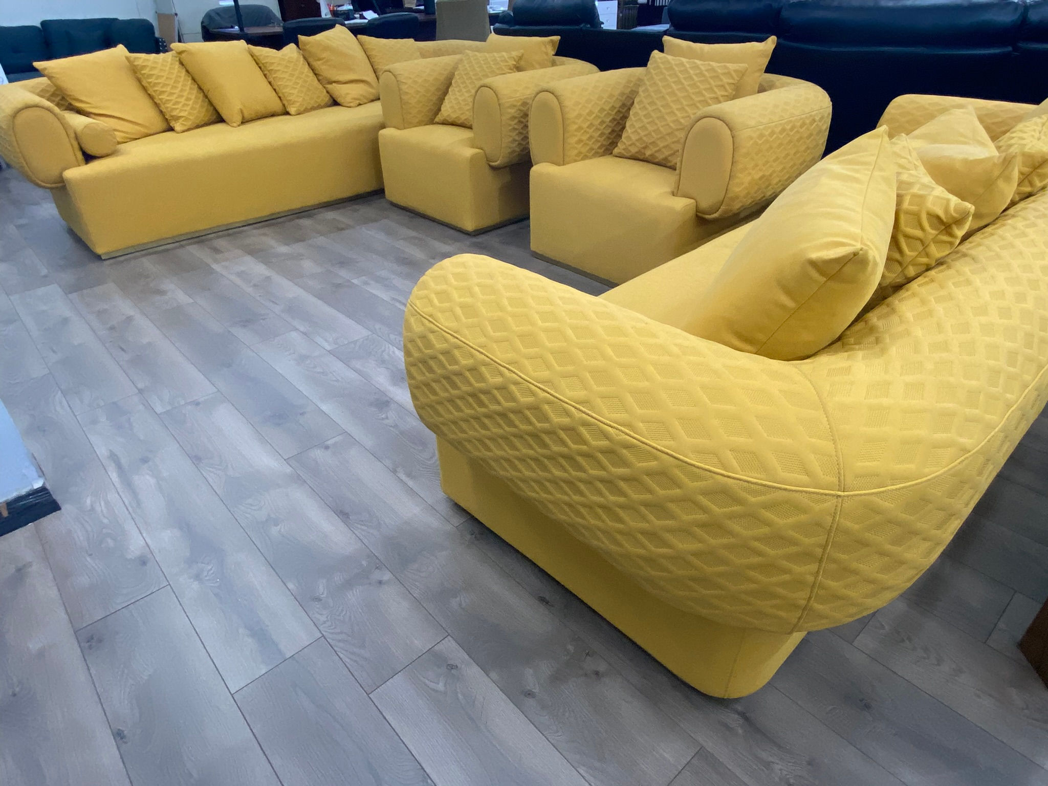 Yellow Sofa Set
