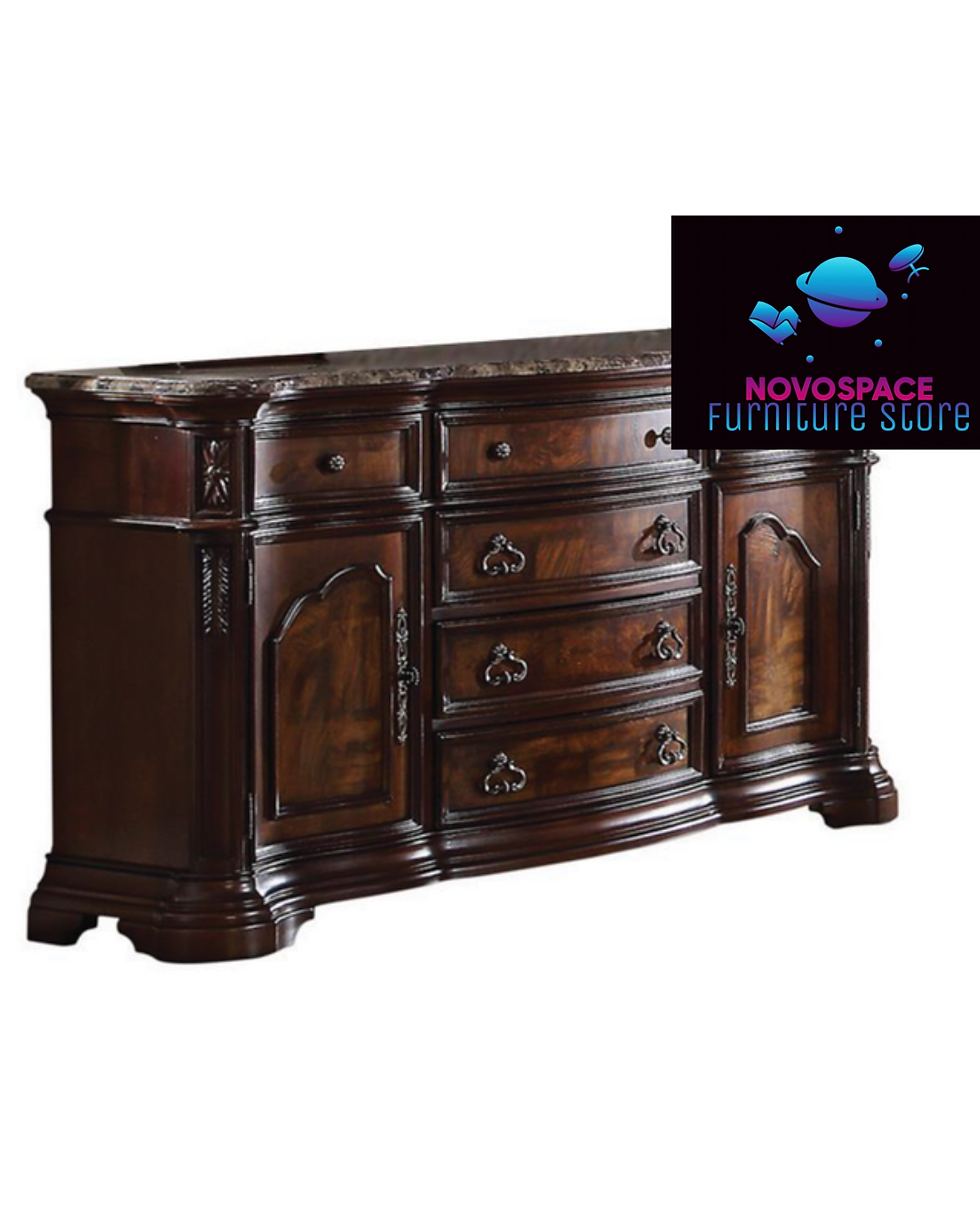 Thumbnail: 5pc Walnut Bedroom Set