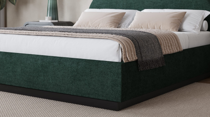Thumbnail: Green Queen Flex Upholstered Bed