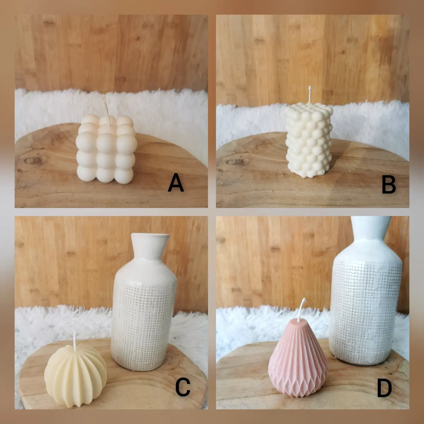 Bougie non parfumée 