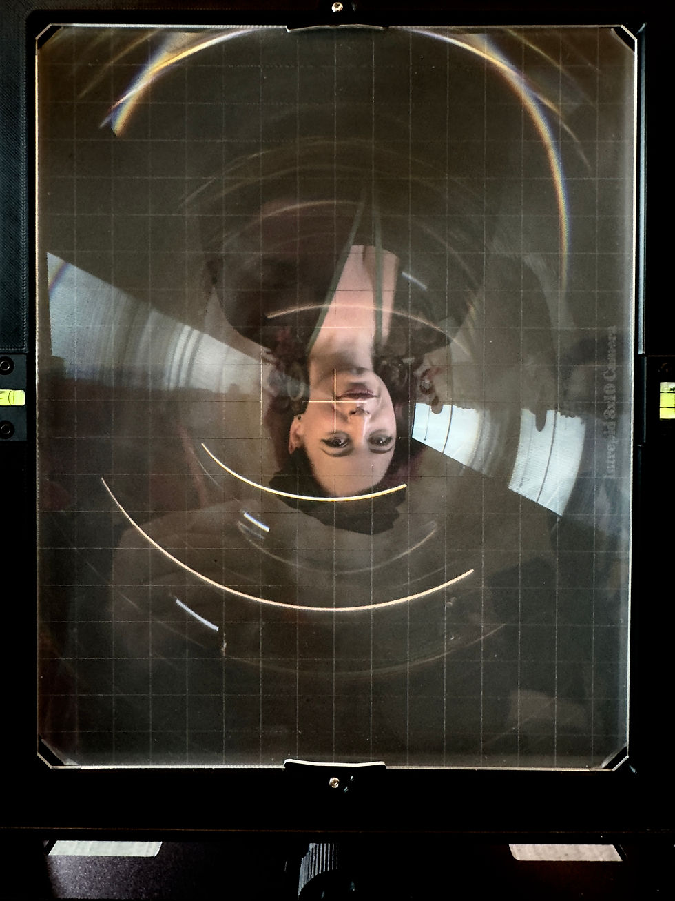 N through the ground glass