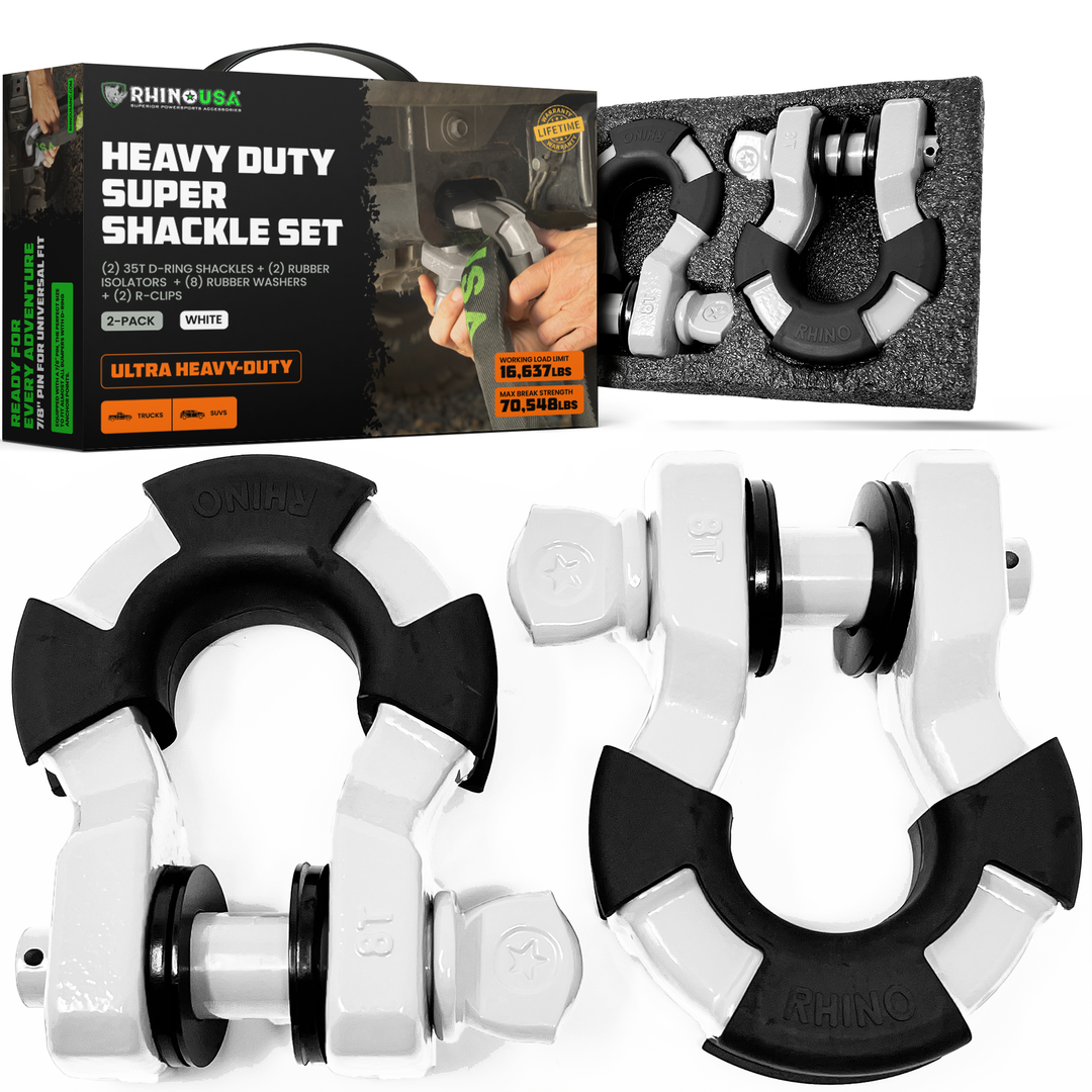 8-Ton Super Shackles with Isolators