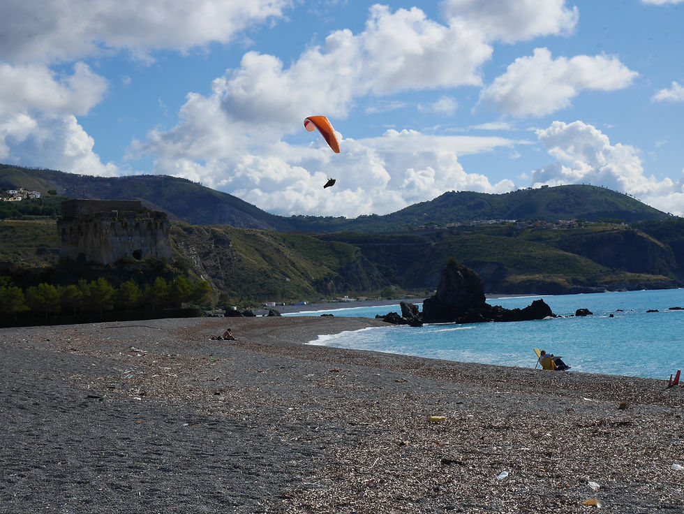 Paragliden und Landen beim G