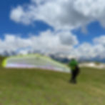 Koruldi-Lake Startversuch (sehr böig)