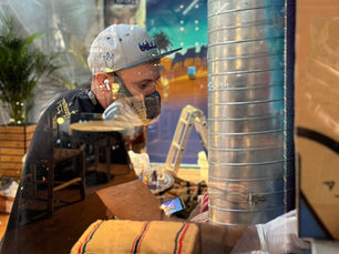 Interview with PAPARAZZI. Check the amazing mural he created for Azul By Kesh.