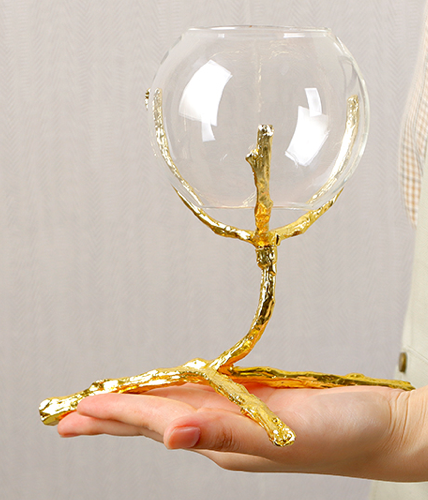 Thumbnail: Nkanigbega Gold Igbadun irin fitila holders