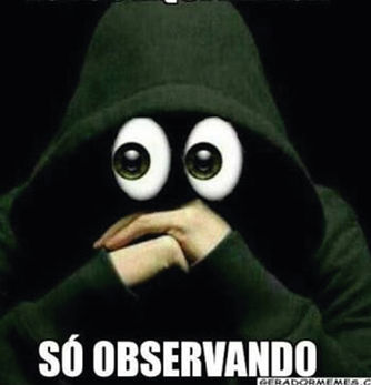 Só observo!