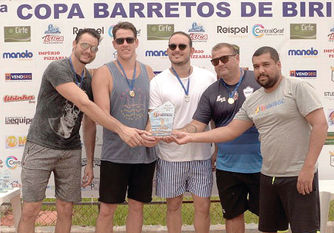Lagos e Bafômetro são campeões do 11º Torneio de Biribol em Barretos