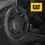 Thumbnail: CAT HexSport Carbon Fiber Steering Wheel Cover, Black, 14.5"-15.5"