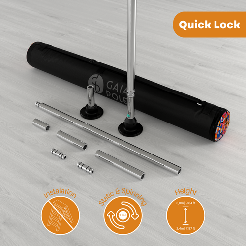 Gaia Pole Quick Lock Special Edition México Gaia Pole