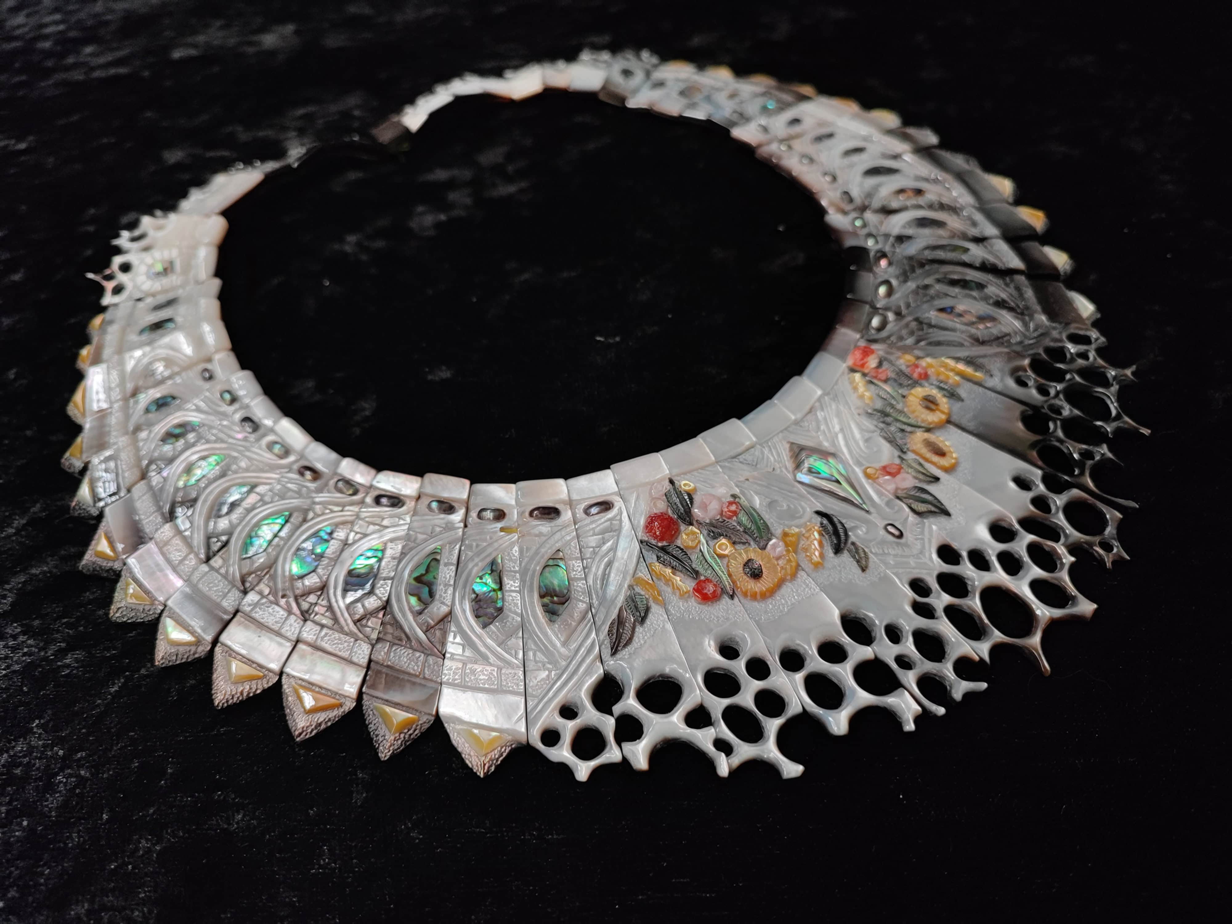 Diadème/parure en nacre