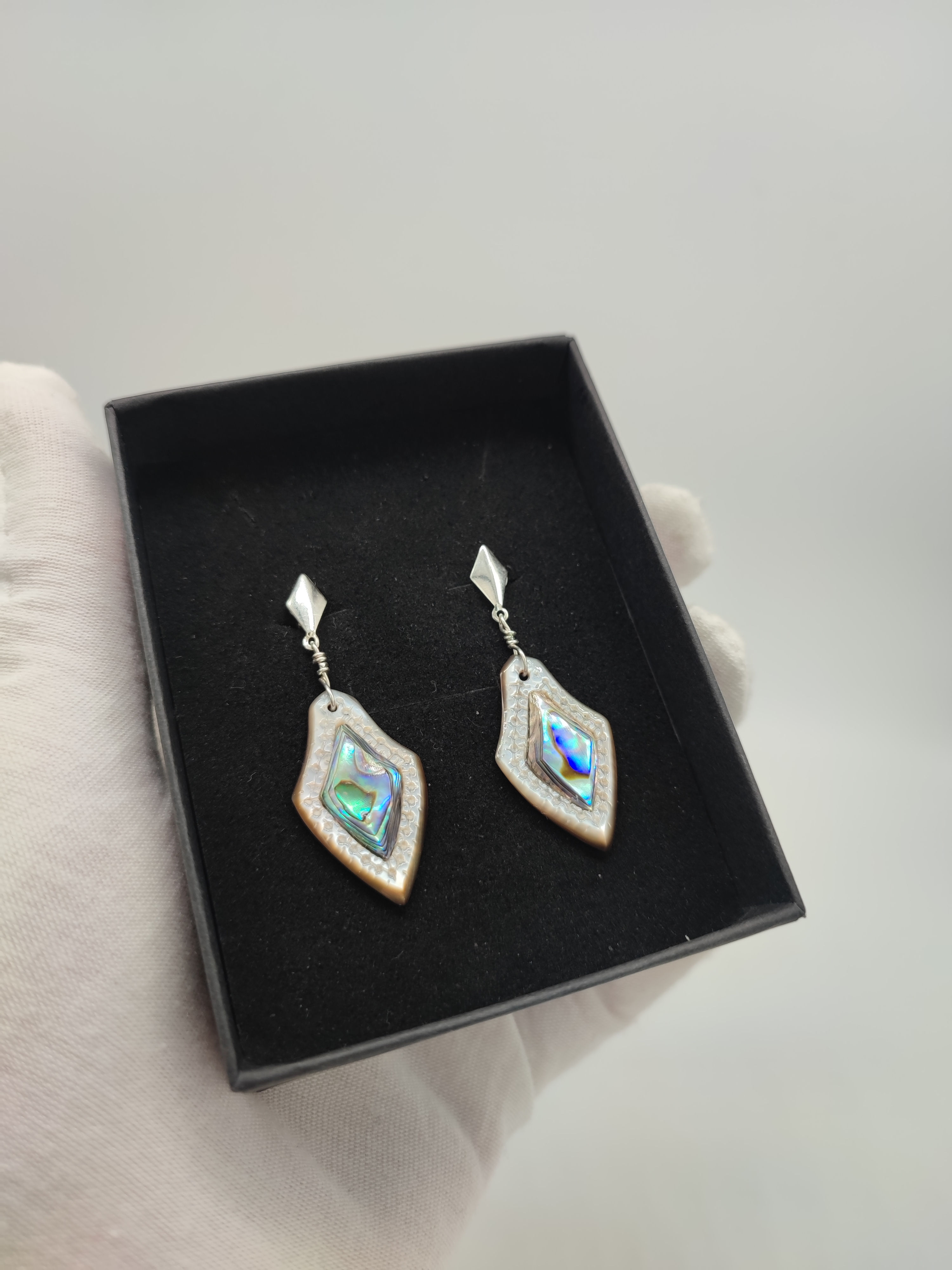 Boucles d'oreilles Manu, collection têtes de flèches