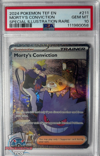 Morty's Conviction 211 PSA 10 | Pokedeckstcg