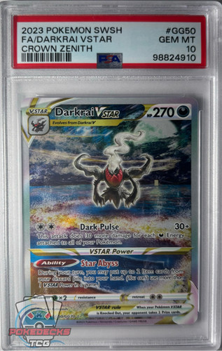 Darkrai Vstar GG50 PSA10 | Pokedeckstcg
