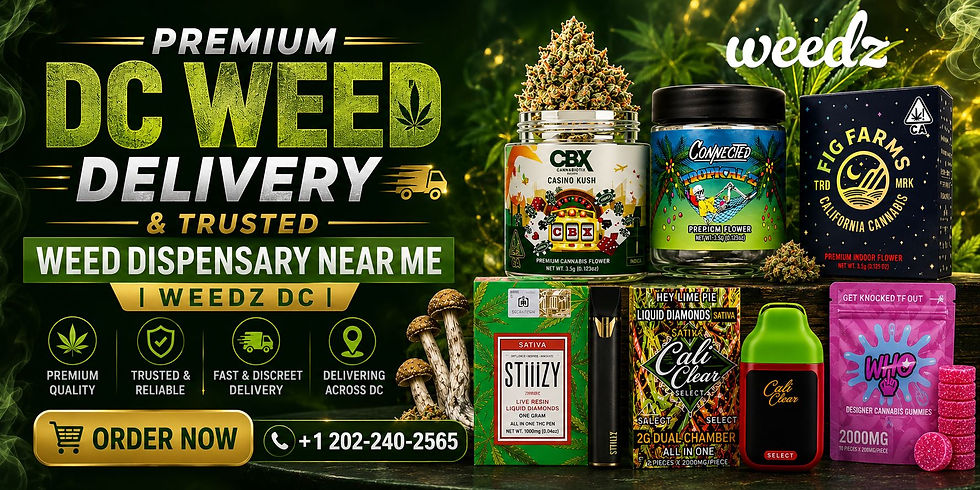Premium DC Weed Delivery & Trusted Weed Dispensary Near Me | Weedz DC