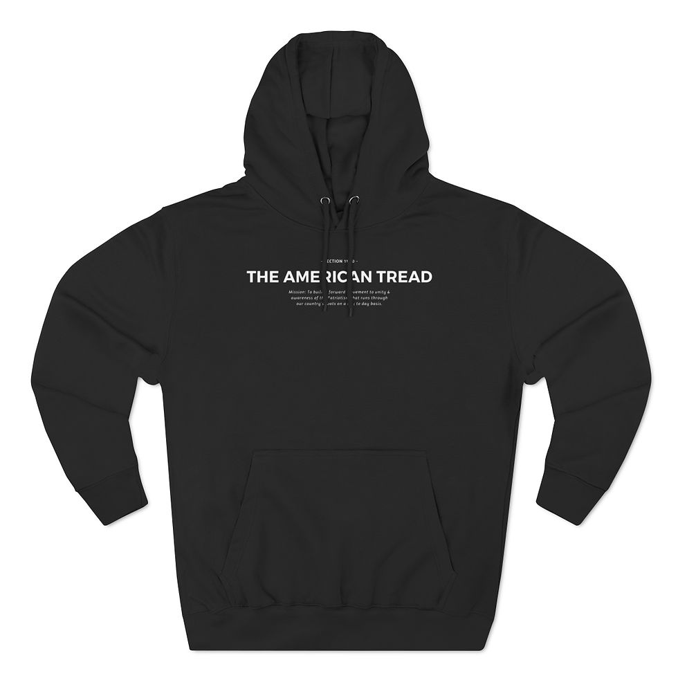 Thumbnail: #6 TAT Roots - White Print Unisex Premium Pullover Hoodie