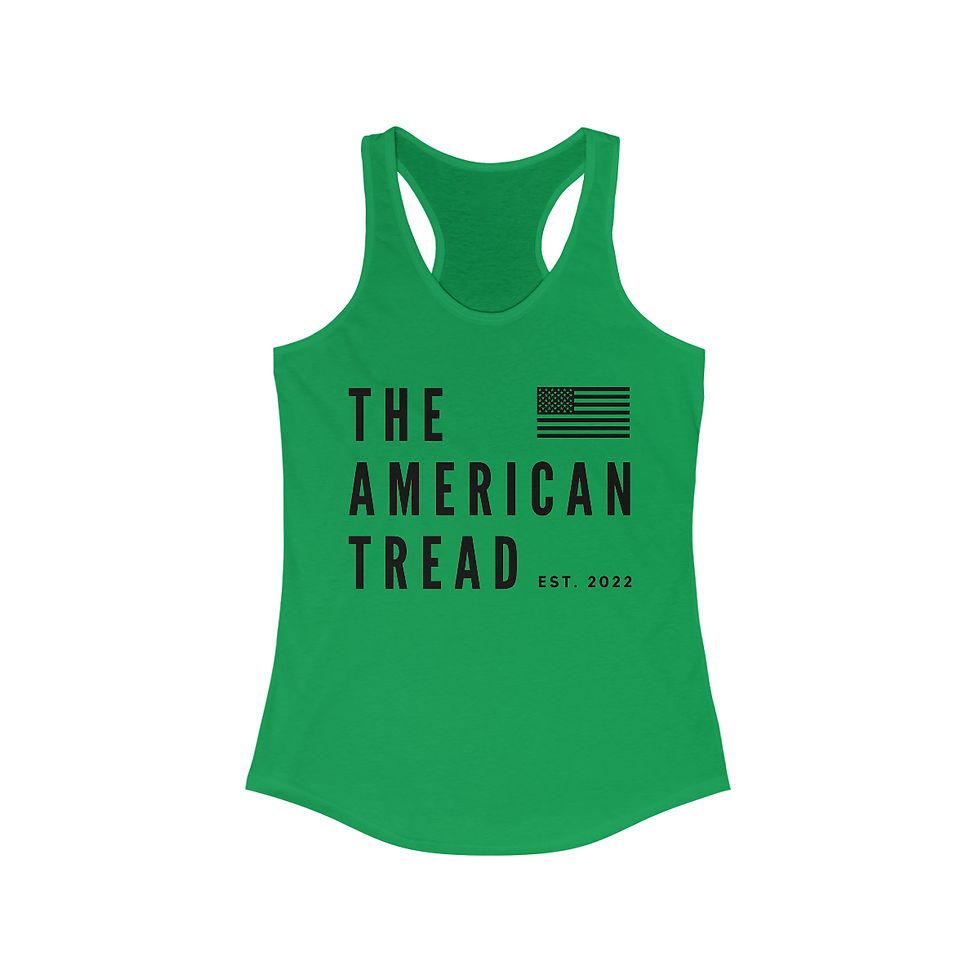 Thumbnail: #1 Original The American Tread - Women's Ideal Racerback Tank