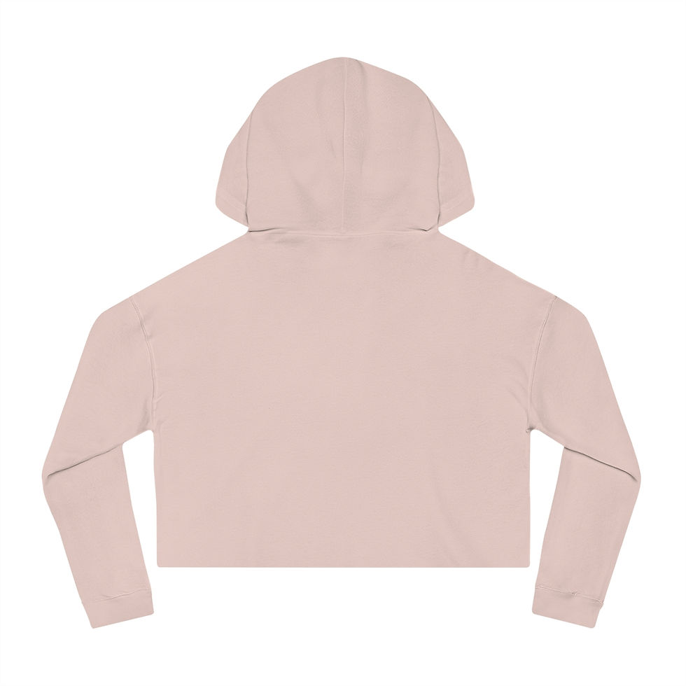 Thumbnail: #1W TAT Script - Women’s Cropped Hooded Sweatshirt