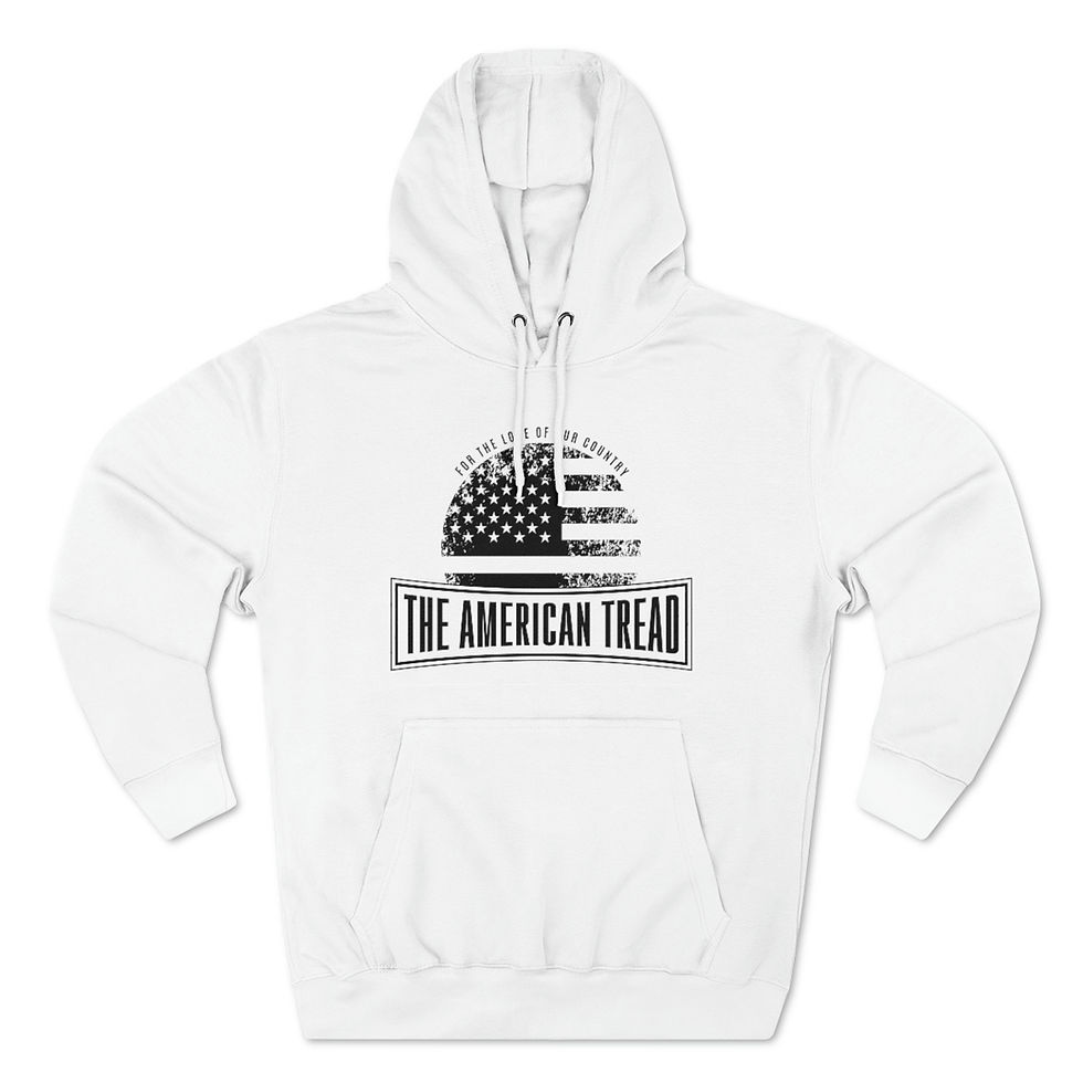 Thumbnail: #04 The American Tread - Unisex Premium Pullover Hoodie